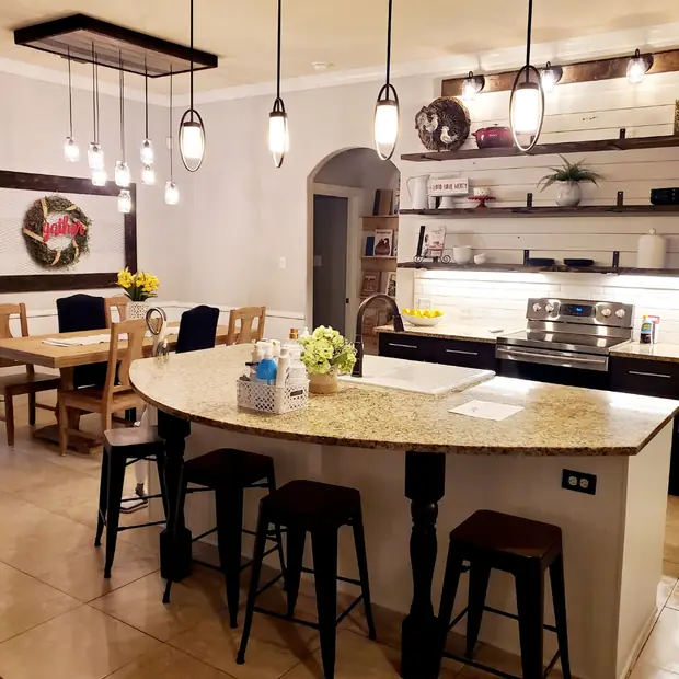 Kitchen after a full deep clean