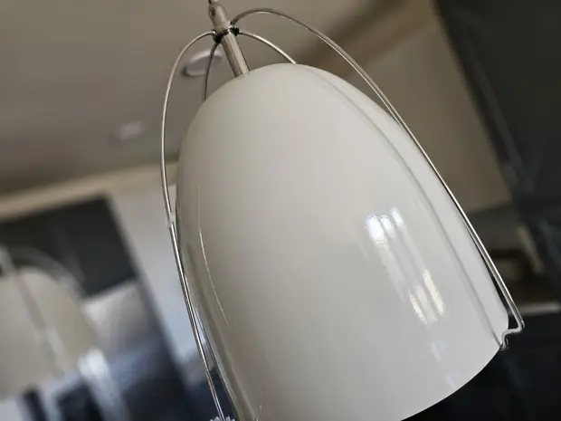 Light fixture cleaned and dusted