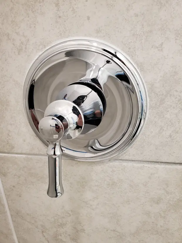 Shower fixtures descaled