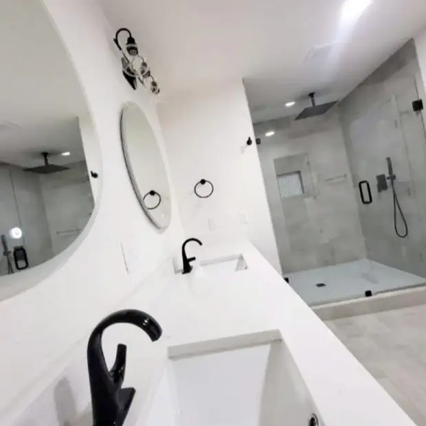Bathroom detailed for the final walkthrough