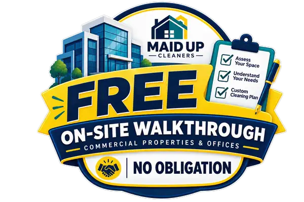 Free on-site walkthrough for commercial properties and offices — no obligation